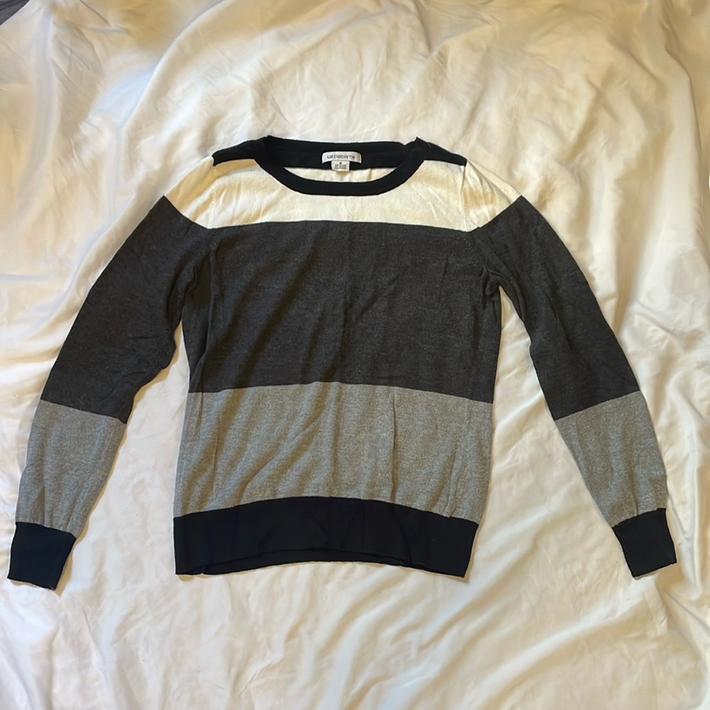 Color block sweater